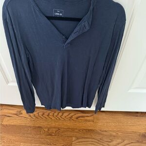 Levi's Men's Blue Long Sleeve Shirt